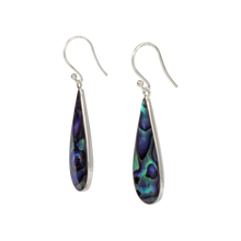 Load image into Gallery viewer, Classically beautiful teardrop earrings with sterling silver
