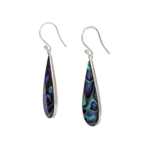 Classically beautiful teardrop earrings with sterling silver