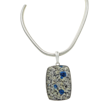 Load image into Gallery viewer, Very Beautiful Rectangular K2 Jasper Statement Pendant in Open Back Bazel Setting
