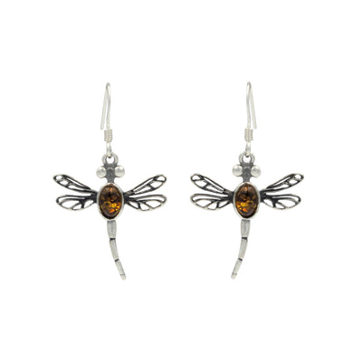 Ember Dragonfly Earrings