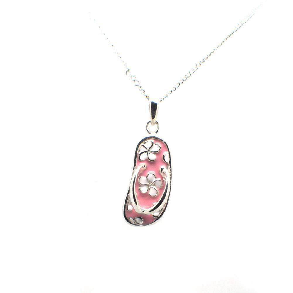 Pendant Plain Silver *Red Flipflops*