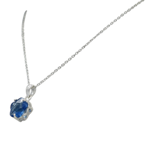 Load image into Gallery viewer, Star shape pendant Blue Topaz  Zirconia
