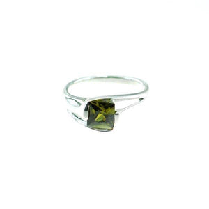 Ring Olivine Zirconia