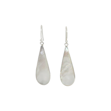 Load image into Gallery viewer, Classically beautiful teardrop earrings with sterling silver
